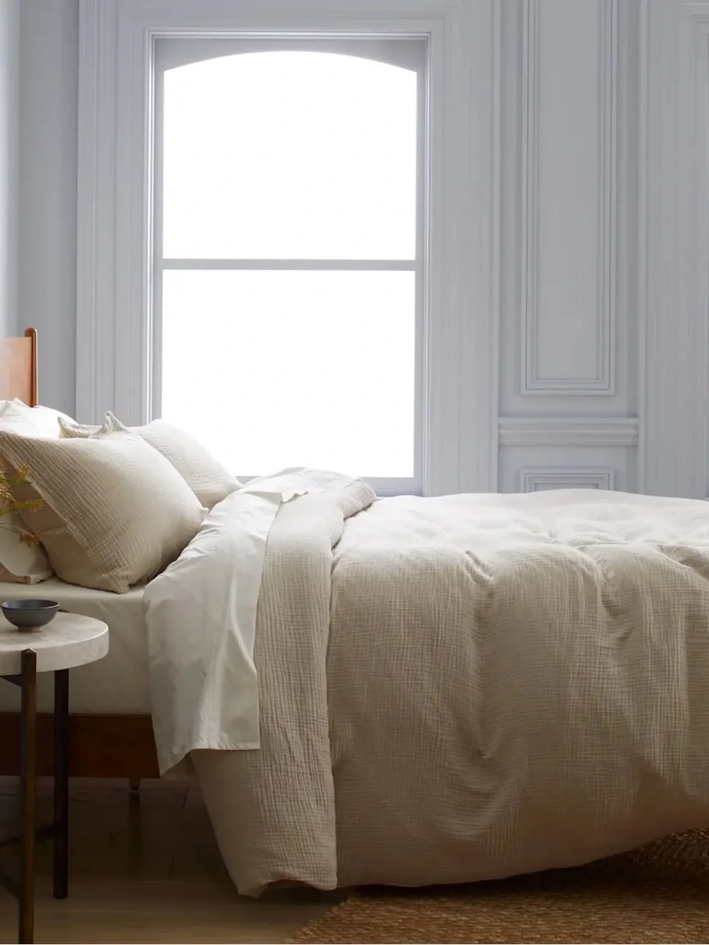 Quince Organic Cotton Gauze Duvet Cover Set